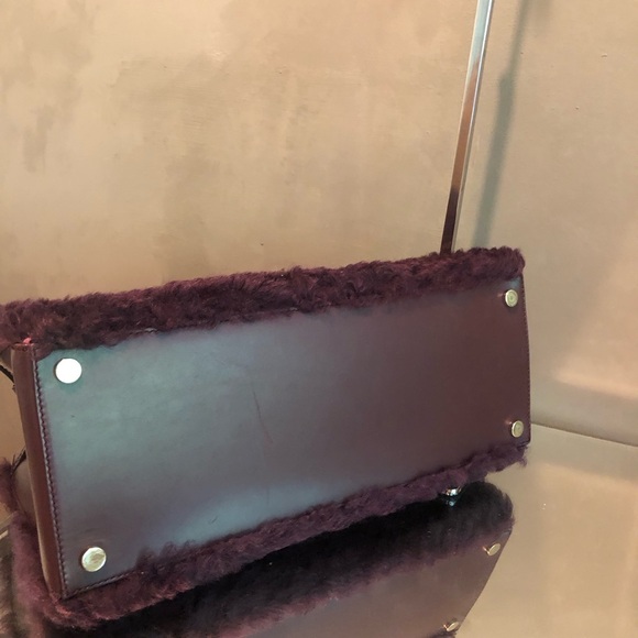 BALENCIAGA padlock shearling 2 way bag - Picture 4 of 10